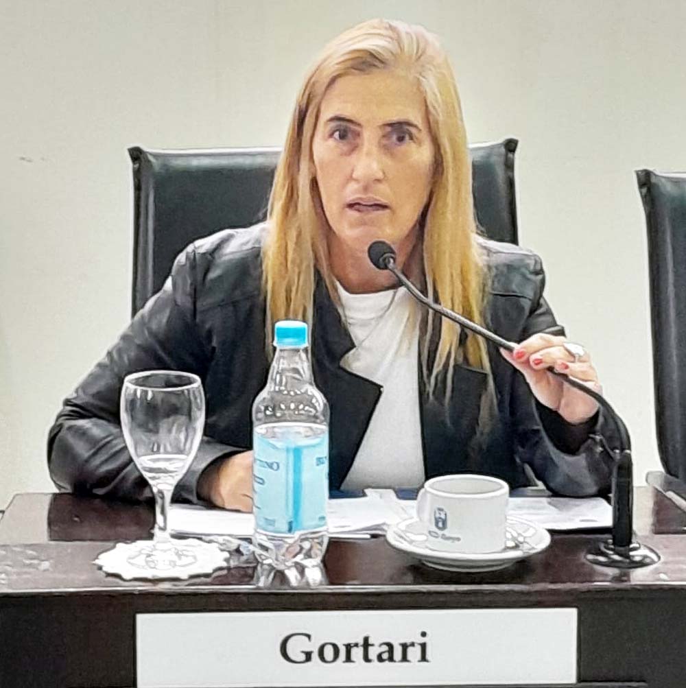 Cecilia Gortari en el Concejo Deliberante de Goya